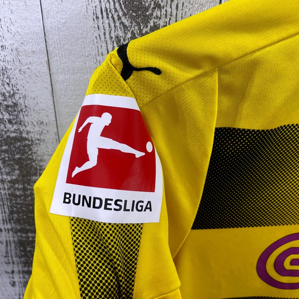 Borussia Dortmund BVB Home Jersey Christian Pulisic #22 Puma Evonik 2017/18 XXL - Picture 6 of 12